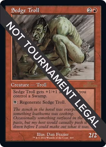 Sedge Troll (Retro Frame) (465), 30th Anniversary Edition — Magic card price