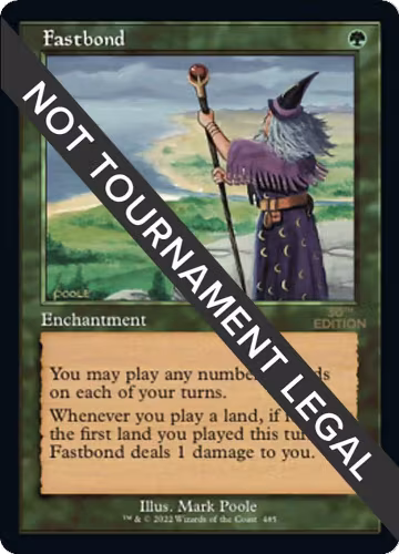 Fastbond (Retro Frame) (485), 30th Anniversary Edition — Magic card price