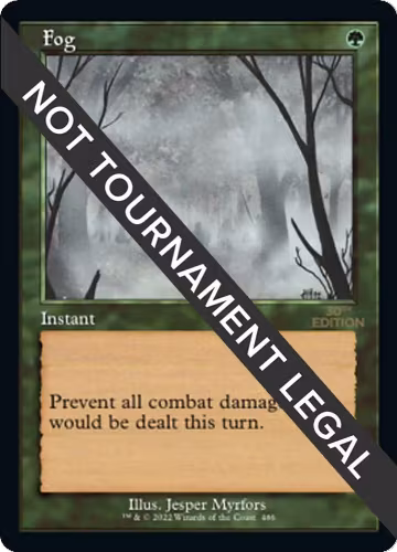 Fog (Retro Frame) (486), 30th Anniversary Edition — Magic card price
