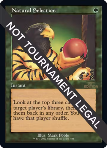 Natural Selection (Retro Frame) (505), 30th Anniversary Edition — Magic card price