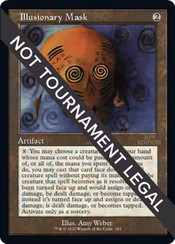 Illusionary Mask (Retro Frame) (543), 30th Anniversary Edition — Magic card price