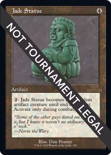 Jade Statue (Retro Frame) (547), 30th Anniversary Edition — Magic card price