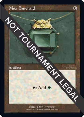 Mox Emerald (Retro Frame) (555), 30th Anniversary Edition — Magic card price