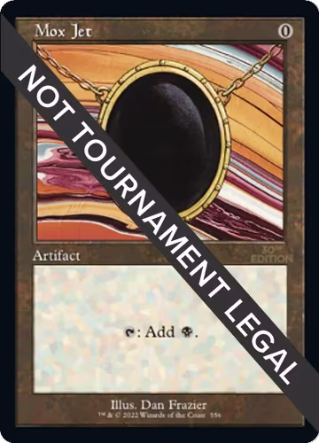 Mox Jet (Retro Frame) (556), 30th Anniversary Edition — Magic card price