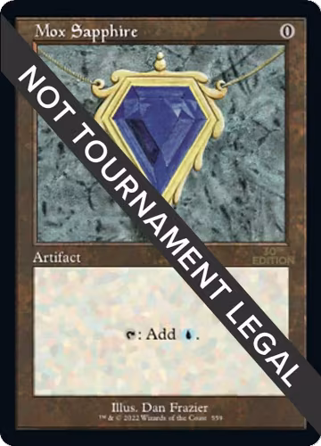 Mox Sapphire (Retro Frame) (559), 30th Anniversary Edition — Magic card price