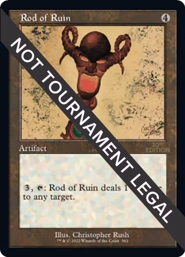 Rod of Ruin (Retro Frame) (562), 30th Anniversary Edition — Magic card price