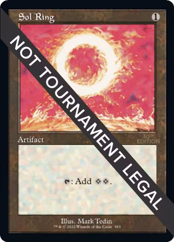 Sol Ring (563) (Retro Frame) (563), 30th Anniversary Edition — Magic card price