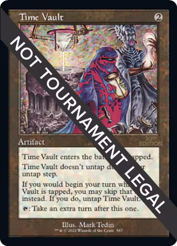 Time Vault (Retro Frame) (567), 30th Anniversary Edition — Magic card price