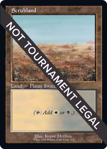 Scrubland (Retro Frame) (574), 30th Anniversary Edition — Magic card price