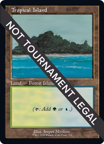 Tropical Island (Retro Frame) (576), 30th Anniversary Edition — Magic card price