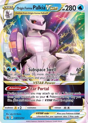 Origin Forme Palkia VSTAR (SWSH254), Sword & Shield Promo Cards — Pokémon card price