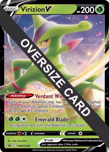 Virizion V - SWSH295 (SWSH295), Jumbo Cards — Pokémon card price