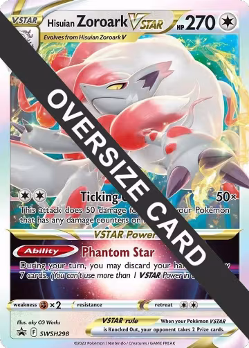 Hisuian Zoroark VSTAR - SWSH298 (SWSH298), Jumbo Cards — Pokémon card price