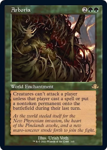 Arboria (Retro Frame) (335), Dominaria Remastered — Magic card price