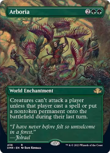Arboria (Borderless) (438), Dominaria Remastered — Magic card price