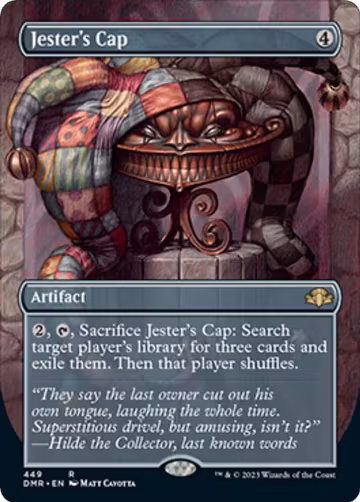 Jester's Cap (Borderless) (449), Dominaria Remastered — Magic card price