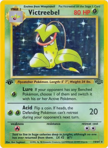 Victreebel (14) (14/64), Jungle — Pokémon card price