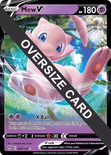 Mew V - 069/189 (069/189), Jumbo Cards — Pokémon card price