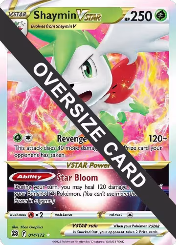 Shaymin VSTAR - 014/172 (014/172), Jumbo Cards — Pokémon card price