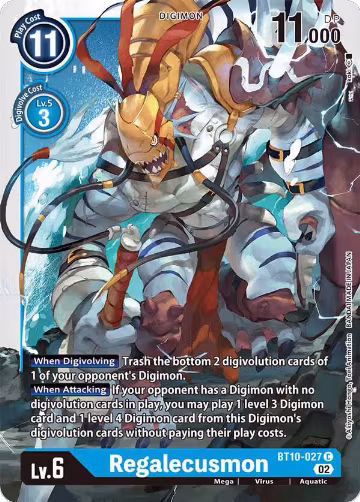 Regalecusmon (BT10-027 C), Xros Encounter — Digimon card price