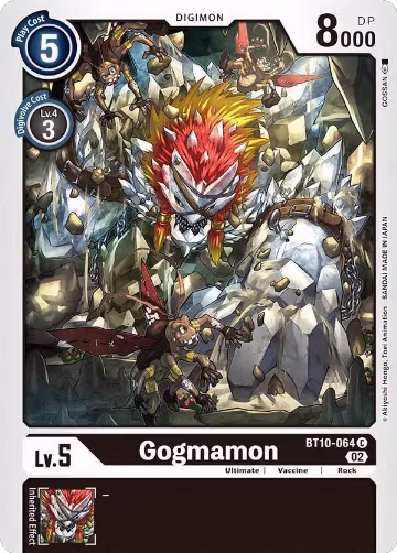 Gogmamon (BT10-064 C), Xros Encounter — Digimon card price
