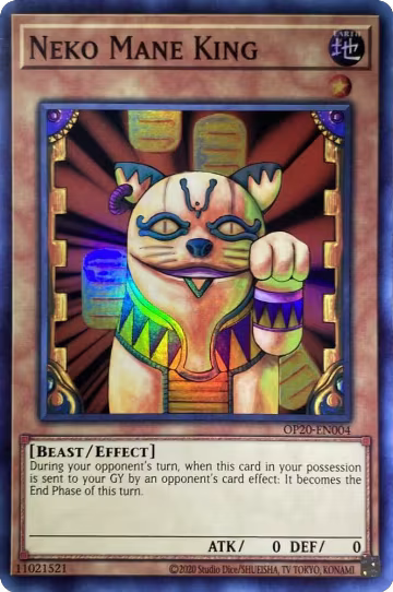Neko Mane King (OP20-EN004), OTS Tournament Pack 20 — Yu-Gi-Oh! card price