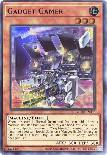 Gadget Gamer (OP20-EN008), OTS Tournament Pack 20 — Yu-Gi-Oh! card price