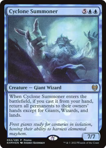 Cyclone Summoner (52), Media Promos — Magic card price