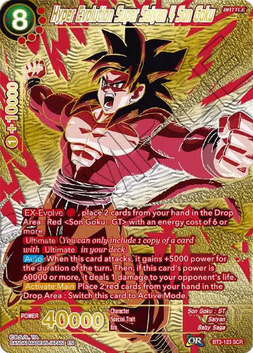 Hyper Evolution Super Saiyan 4 Son Goku (Premium Edition) (BT3-123), 5th Anniversary Set — DB Super card price