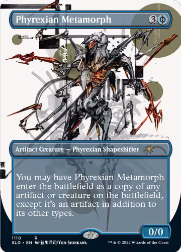 Phyrexian Metamorph (Borderless) (1110), Secret Lair Drop Series — Magic card price