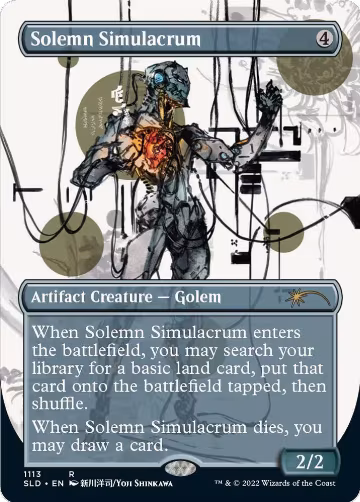 Solemn Simulacrum (1113) (1113), Secret Lair Drop Series — Magic card price