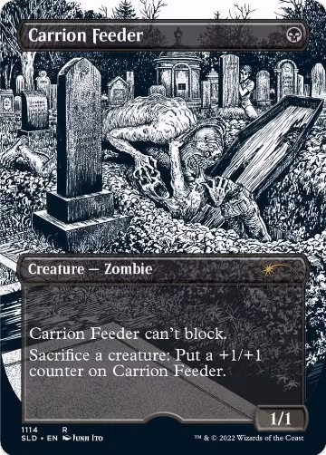 Carrion Feeder (Borderless) (1114), Secret Lair Drop Series — Magic card price