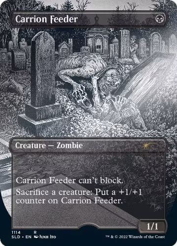 Carrion Feeder (Borderless) (Foil Etched) (1114), Secret Lair Drop Series — Magic card price