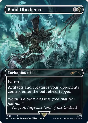 Blind Obedience (Borderless) (1030), Secret Lair Drop Series — Magic card price