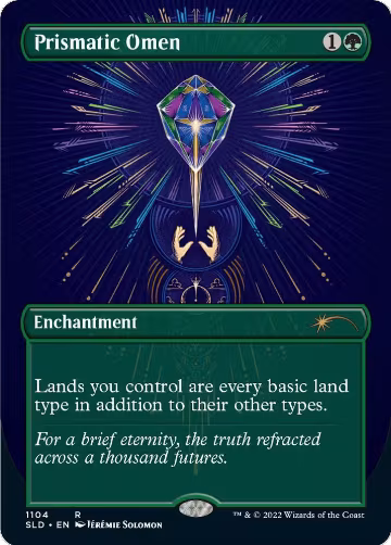 Prismatic Omen (Borderless) (1104), Secret Lair Drop Series — Magic card price