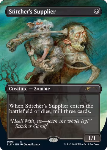 Stitcher's Supplier (Borderless) (1098), Secret Lair Drop Series — Magic card price