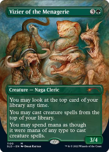 Vizier of the Menagerie (Borderless) (1100), Secret Lair Drop Series — Magic card price