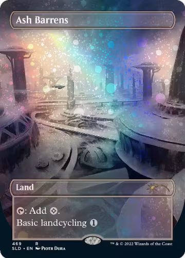 Ash Barrens (Borderless) (Galaxy Foil) (469), Secret Lair Drop Series — Magic card price