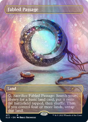 Fabled Passage (Borderless) (Galaxy Foil) (471), Secret Lair Drop Series — Magic card price