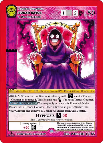 Edgar Cayce (1/165), Seance: First Edition — MetaZoo card price