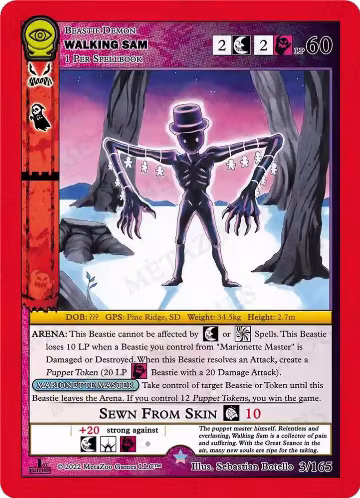 Walking Sam (3/165) — card price