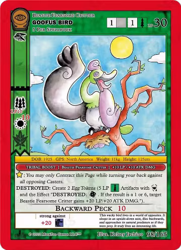 Goofus Bird (98/165), Seance: First Edition — MetaZoo card price