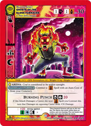 Ghosts of the Sloss Furnaces (14/165), Seance: First Edition — MetaZoo card price