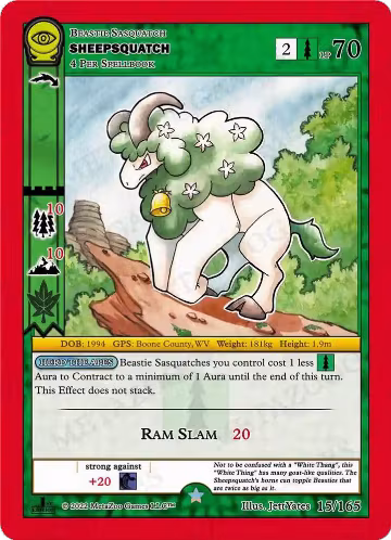 Sheepsquatch (15/165), Seance: First Edition — MetaZoo card price