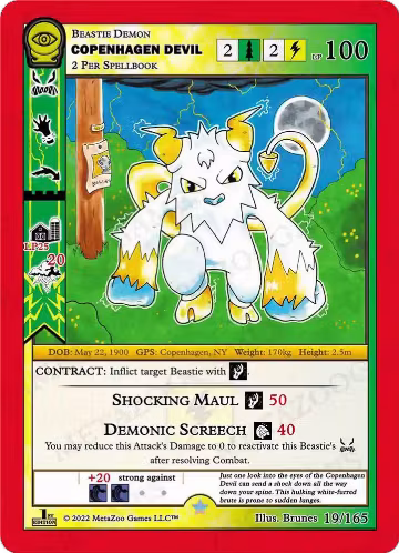 Copenhagen Devil (19/165), Seance: First Edition — MetaZoo card price