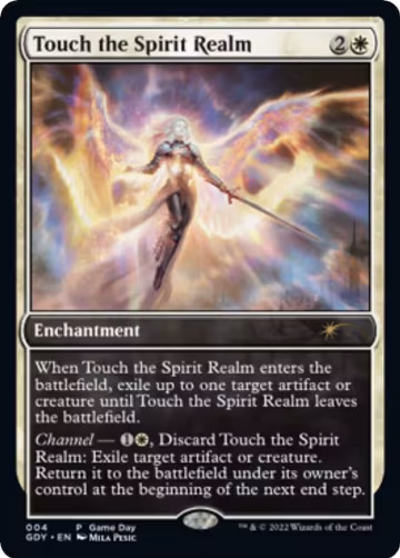 Touch the Spirit Realm (4), Game Day & Store Championship Promos — Magic card price
