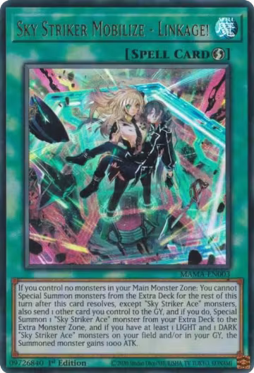 Sky Striker Mobilize - Linkage! (MAMA-EN003), Magnificent Mavens — Yu-Gi-Oh! card price