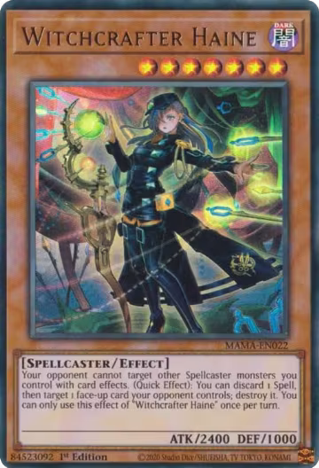 Witchcrafter Haine (MAMA-EN022), Magnificent Mavens — Yu-Gi-Oh! card price