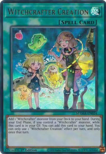 Witchcrafter Creation (MAMA-EN024), Magnificent Mavens — Yu-Gi-Oh! card price
