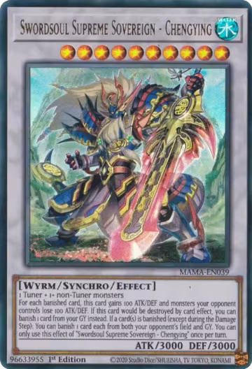Swordsoul Supreme Sovereign - Chengying (MAMA-EN039), Magnificent Mavens — Yu-Gi-Oh! card price